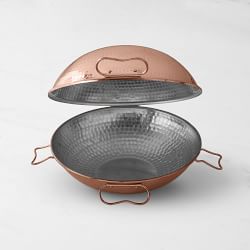 Williams Sonoma Thermo-Clad™ Copper Covered Sauté Pan with Helper