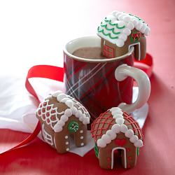 Certified International Holiday Magic Gingerbread 16 oz. Mugs, Set of 4, 4  Count (Pack of 1), Multicolor