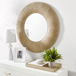 Contemporary Rectangle Wall Mirror Sicily Style