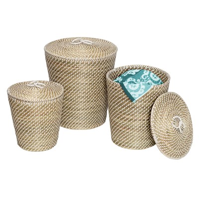 Snake Charmer Storage Basket Set with Lid