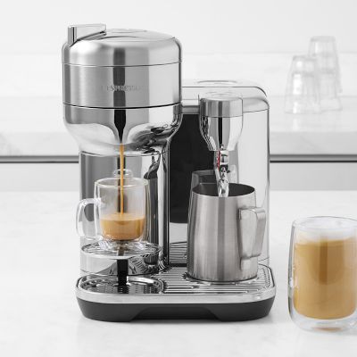 Nespresso Vertuo Espresso Machine (Silver) with Coffee Pods