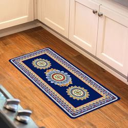 Modern Kitchen Floor Mat, Washable Floor Rug, Vinyl Mat for