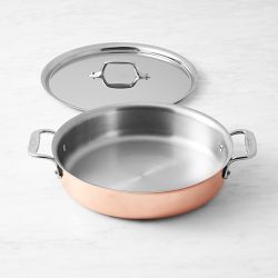 C2 Copper Collection 3 qt Sauteuse with Lid