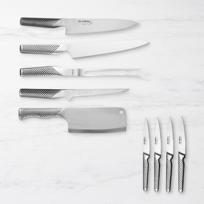 Global Classic Butcher's Knife, Set of 9