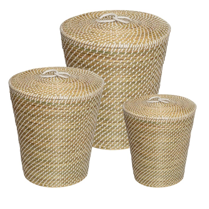 Snake Charmer Storage Basket Set with Lid