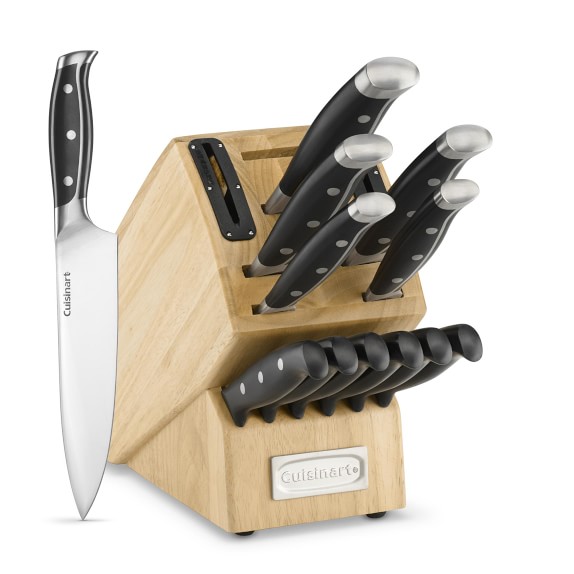 Williams Sonoma Cuisinart V-Edge Knives, Set of 15
