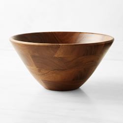 Large Wooden Salad Bowl, 12 Acacia Wood Bowl, Eco Friendly Housewarming  Gift with Gift Bag