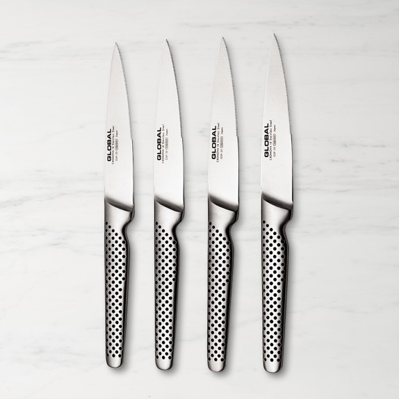 Wasabi Engraved Steak Knife Set (High Carbon Steel) – Senken Knives