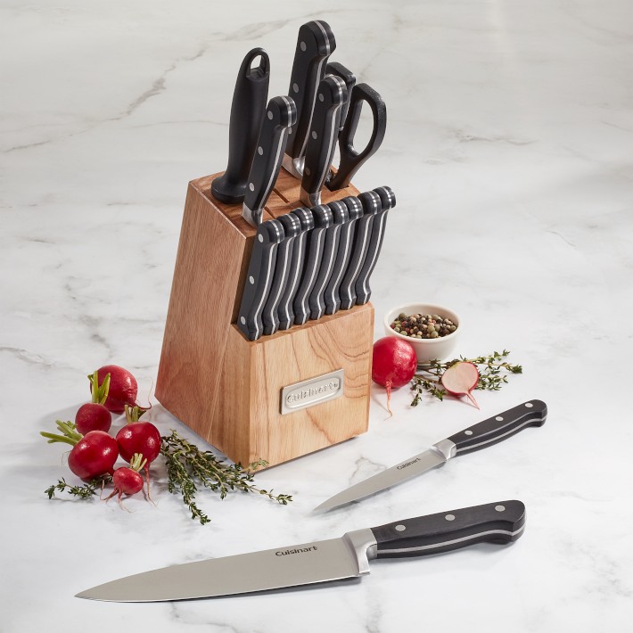 Williams Sonoma Cuisinart Classic Metallic Soft Grip Knives, Set of 6