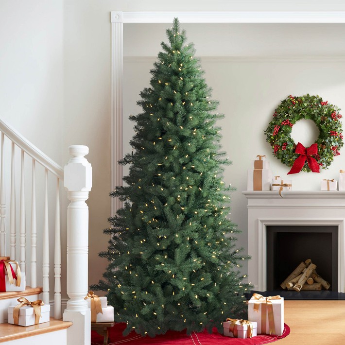 Balsam Hill Realistic Woodland Spruce Faux Tree, 6.5'9' Williams Sonoma