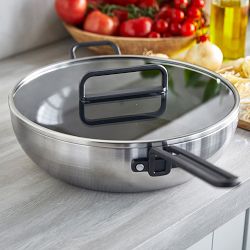 Williams Sonoma GreenPan™ Stanley Tucci™ Stainless-Steel Ceramic Nonstick  4-Piece Cookware Set