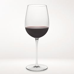 Red wine glass