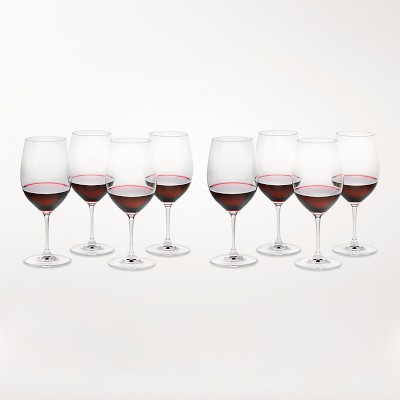 coccot Wine Glasses Set of 6,Crystal White Wine Glasses,Red Wine Glass  Set,Long