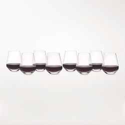 Riedel Stemless, Red Wine Glasses pair, monogrammed