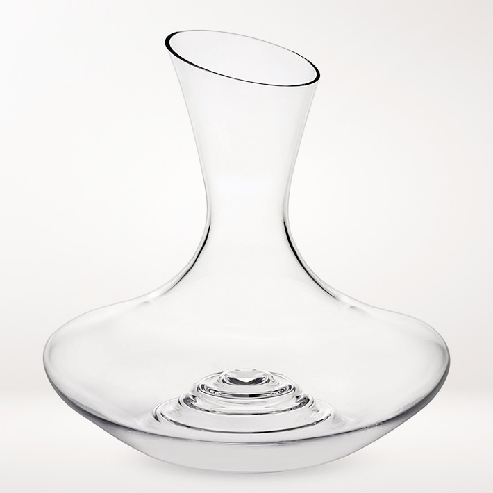 1L Wine Carafe Wide Mouth Clear Glass Pitcher Water Juice Milk Iced Tea  Decanter