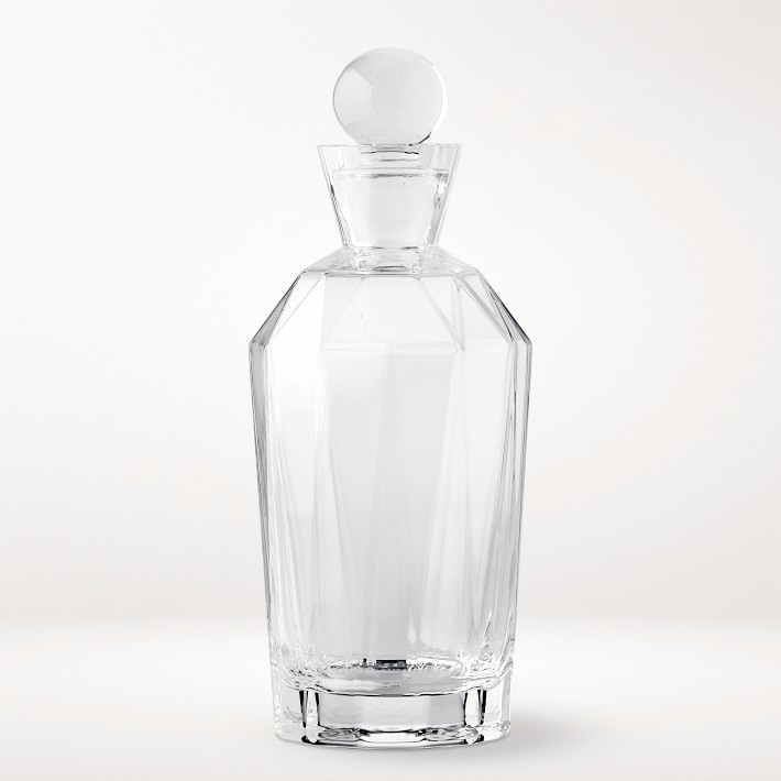 Williams Sonoma Faceted Spirit Decanter Williams Sonoma