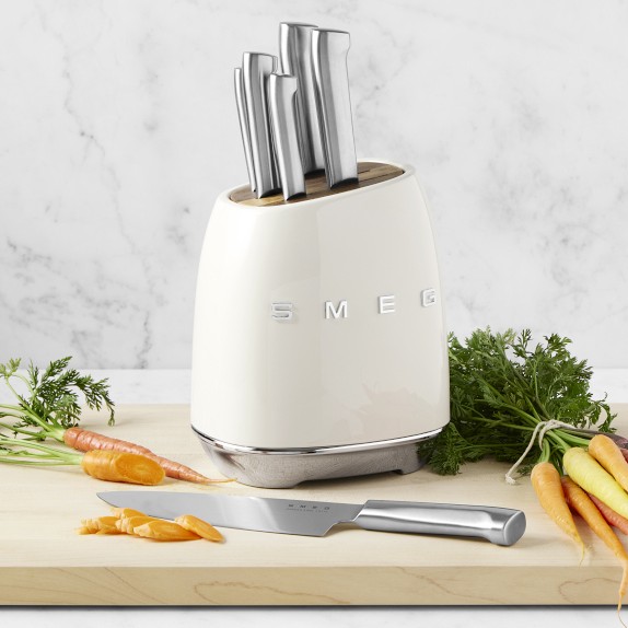 SMEG Knife Block, Set of 6 Williams Sonoma