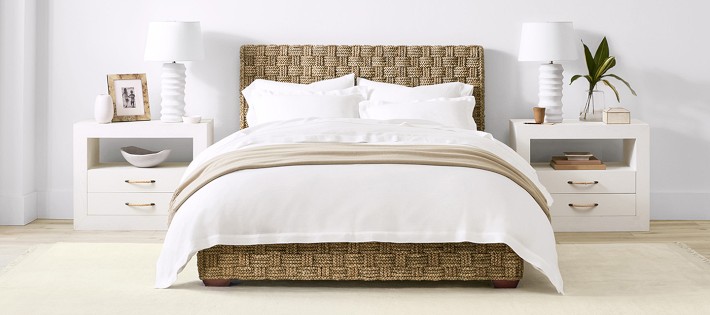 Cane Bed, Queen  Williams Sonoma