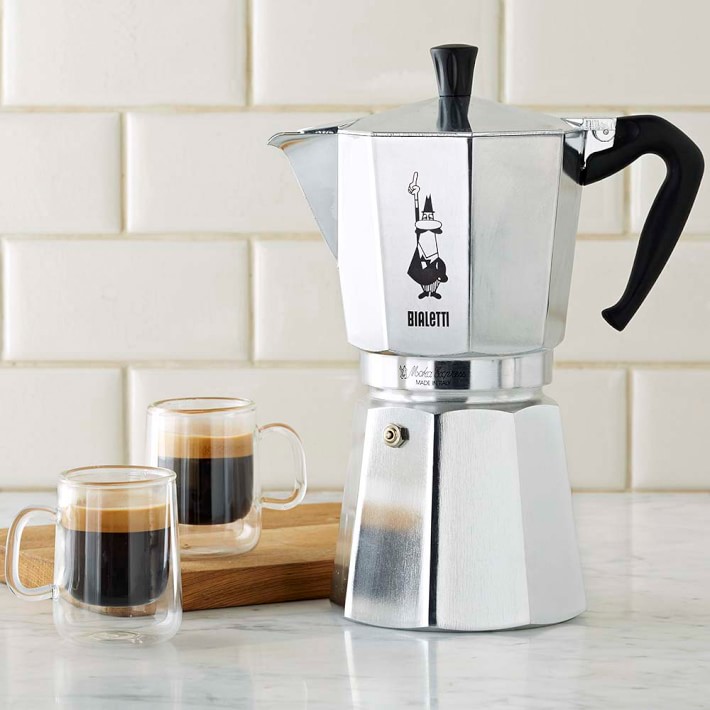 Best Buy: Bialetti Moka Express 3-Cup Coffeemaker Silver BIL-06799