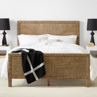 Mallory Woven Seagrass Bed | Luxury Beds | Williams Sonoma