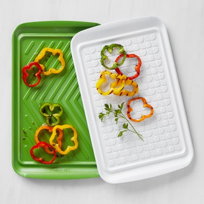  Nordic Ware Eighth Sheet Burger Serving Tray Set, 2 Piece: Home  & Kitchen
