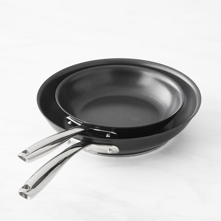 Carbon Steel & Nonstick Deep Fry Pan Value Set - 2 Pieces