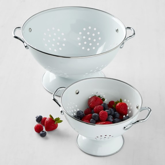 Enamel Colanders Set of 2 Williams Sonoma