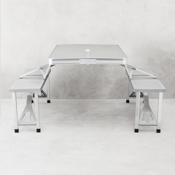 Cuisinart® Aluminum Folding Prep Table - Laser-Engraved