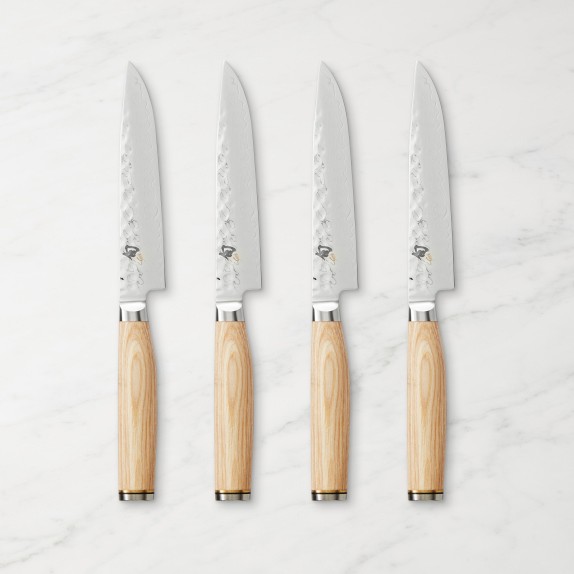 Williams Sonoma Wüsthof Steak Knives with Plum Wood Handles