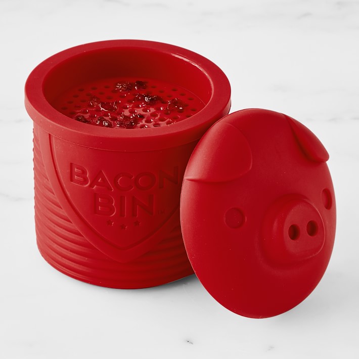 Grease Pot / Ceramic Grease Holder / Bacon Grease Holder / Handmade Canister  / Cooking Grease Container / Bacon Gift / Christmas 