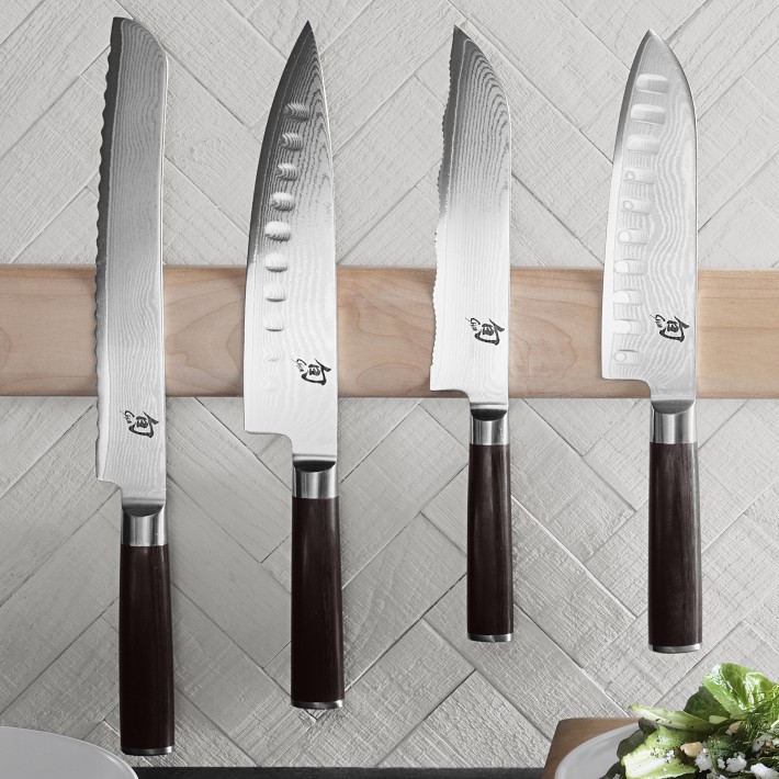 Home Shark 6 PCS Kitchen Knife Set Japanese Damascus Chef Knives Cleaver  Set (Pink)
