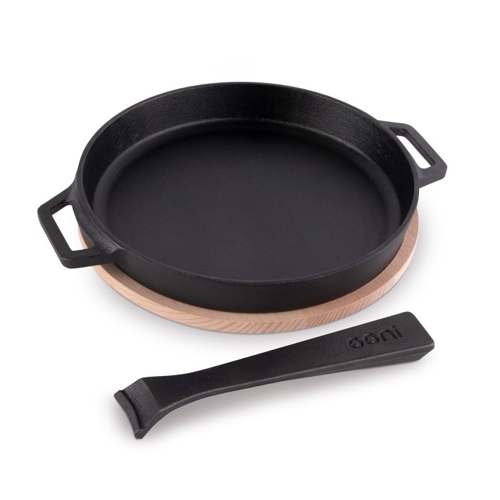 Williams Sonoma Ooni Cast Iron Skillet, Grizzler & Sizzler Pan Cookware Set