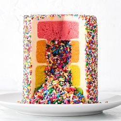 Flour Shop Rainbow Explosion Cake Delivery | cream cheese, cake, vanilla,  icing | Congrats, class of 2023. 🎓🥳 Send a Flour Shop cake to a grad or  get a Rainbow Explosion Cake