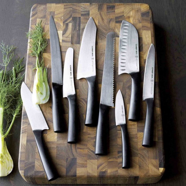 Schmidt Brothers White Shiplap 15-Piece Knife Block Set + Reviews