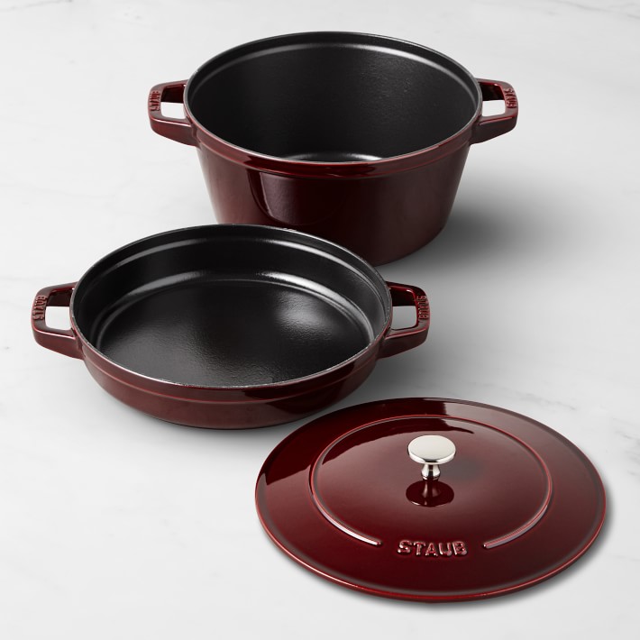 Staub Stackable 4-Piece Cast Iron Cookware Set, 5 Colors on Food52