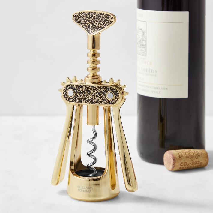  King Corkscrew Solid Brass: Wine Accessory Sets: Home & Kitchen