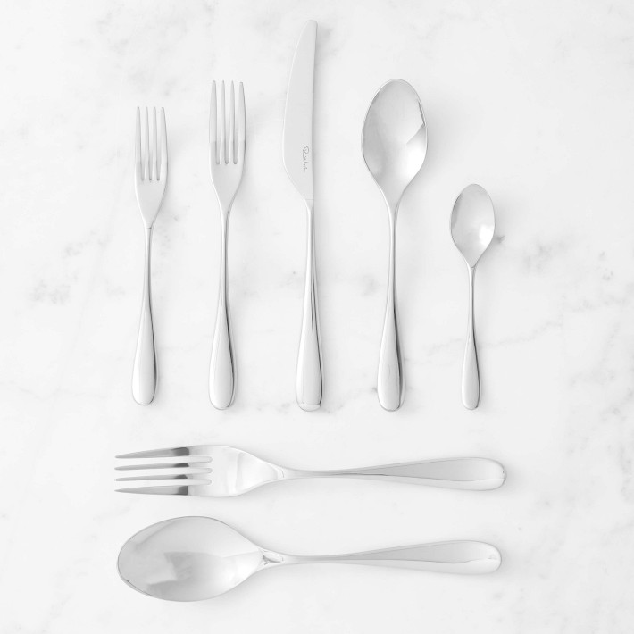 Free Shipping on Vintage 48-Piece Engraved Flatware Set Stainless