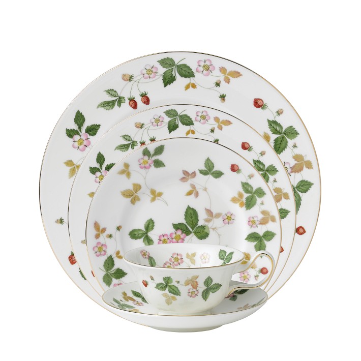 Wedgwood Wild Strawberry 5-Piece Dinnerware Set | Williams Sonoma