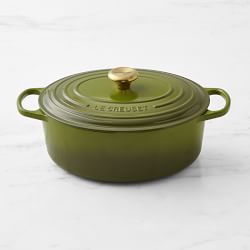 FOOD NETWORK 5-1/2 QT Enameled CAST IRON DUTCH OVEN GREEN