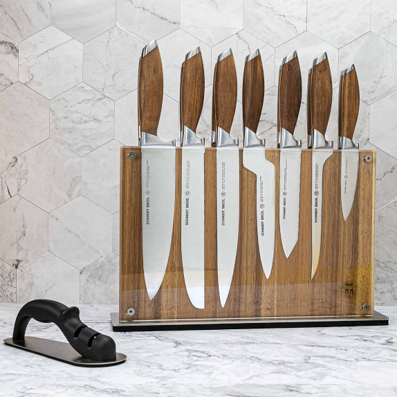 Schmidt Brothers Bonded Teak 15 Piece Knife Set 