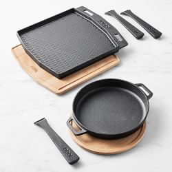 Williams Sonoma Ooni Cast Iron Skillet, Grizzler & Sizzler Pan Cookware Set