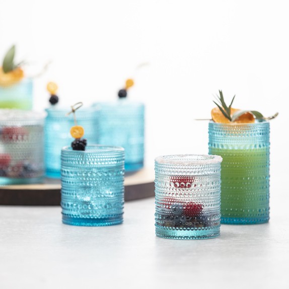 Jupiter Beaded Short Drinking Glasses (Set of 6)