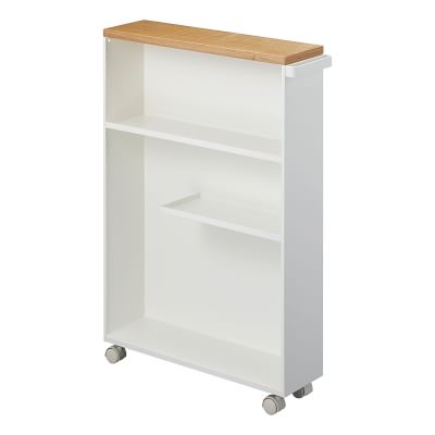 Yamazaki Home Tower Rolling Storage Cart Williams Sonoma