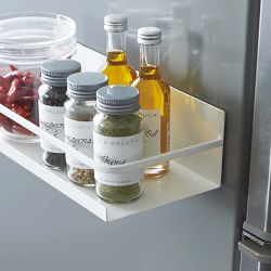 Stainless Wall Plate Base for Spice Storage - Jars Not Included