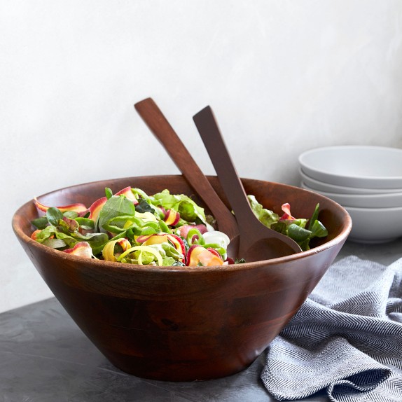 Open Kitchen by Williams Sonoma Wood Salad Bowls Williams Sonoma