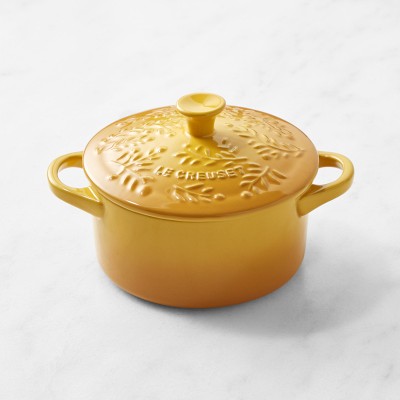 Faitout Cocotte Le Creuset Cast Iron Enamelled Orange French 