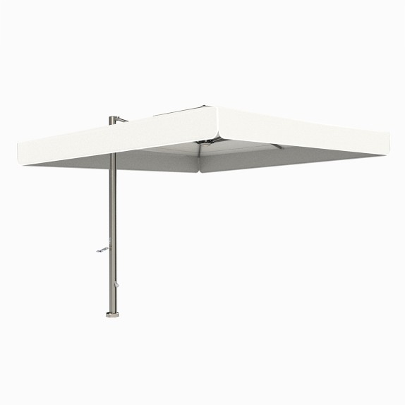 10' Square Cantilever Straight Valance Performance Umbrella with