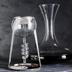 MWNI Wine Decanters and Carafes,Lead-Free Crystal Wine Decanter Set With  Stopper and Brush,Used as Wine Aerator,Wine Carafe,Red Wine Decanter, Glass