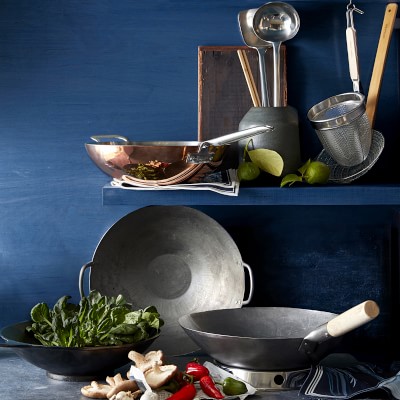 Cuisinart 14 Pre-Seasoned Steel Wok with Helper Handle + Reviews