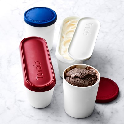 Insulated Ice Cream Storage Tub - 1 1/2-Qt. - Red
